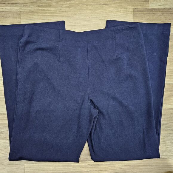 TALBOTS Womens Blue Heritage Wide Leg Dress Pants Size 10 - Picture 8 of 9